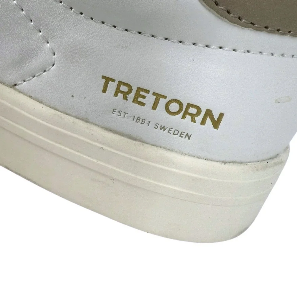 Tretorn Women's Serve‎ Sneakers Size 8M White Faux Leather Casual Shoes